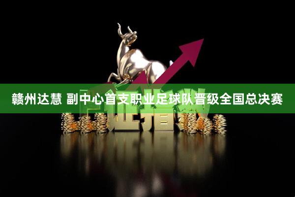赣州达慧 副中心首支职业足球队晋级全国总决赛